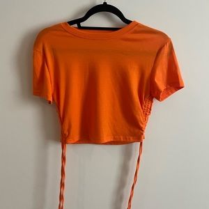 Orange top size small